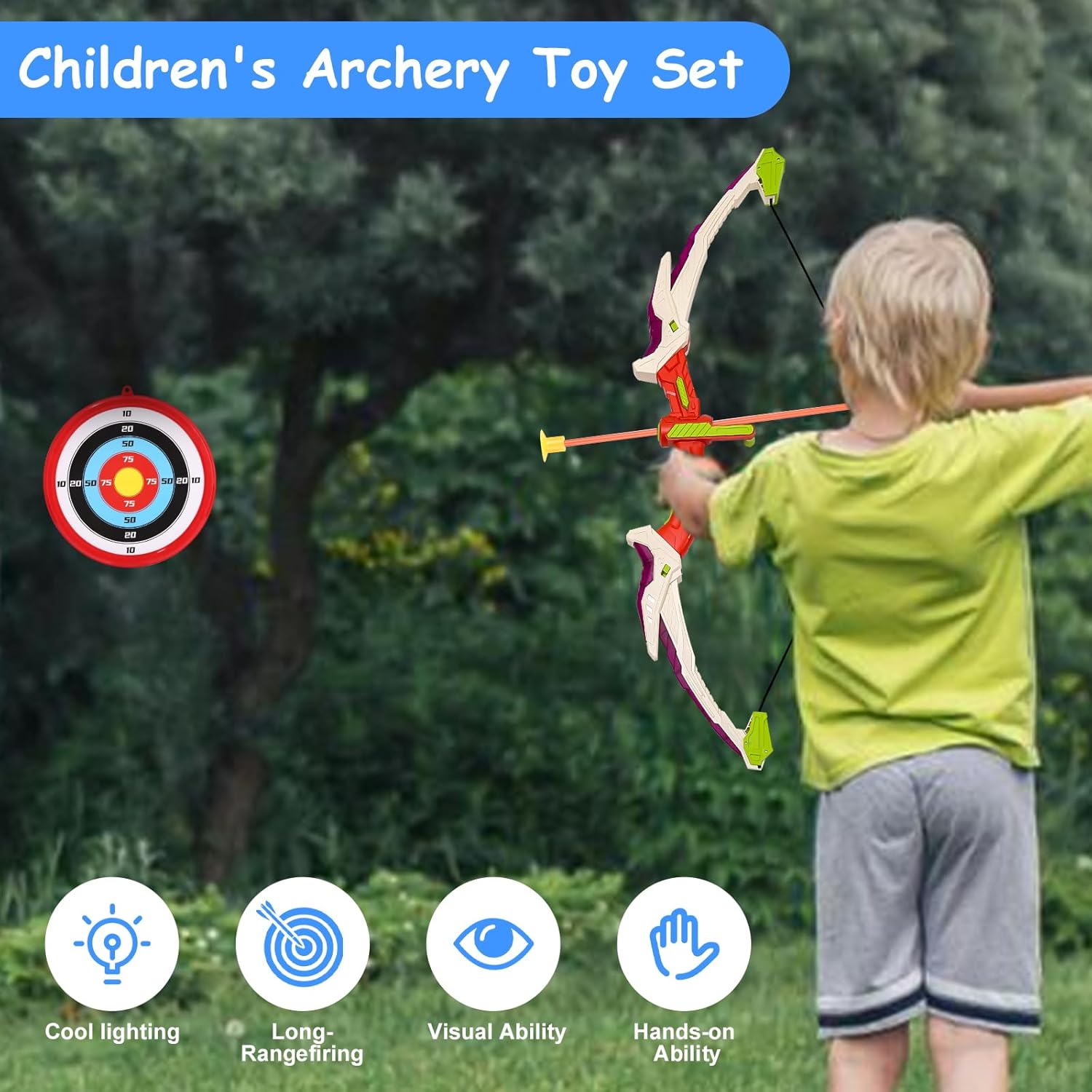Storm Arrow Blaster Bow For Kids - KiddieWink - Gifts They'll Love