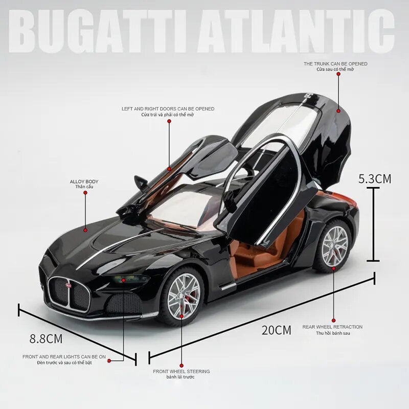 Diecast Model Bugatti Atlantic - KiddieWink - Gifts They'll Love