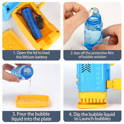 Bazooka Bubble Gun (60 Holes)