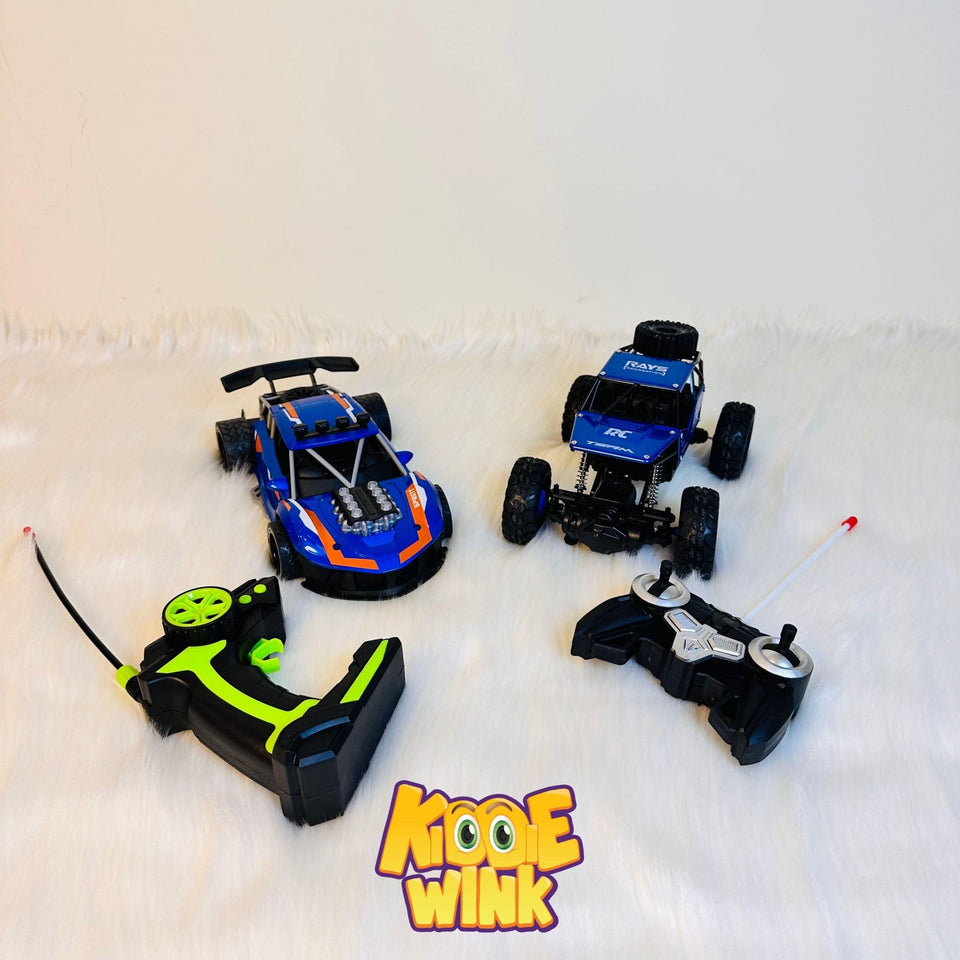 RC Stunt Crawler & RC Spray Stunt Car Pack For Kids - KiddieWink - Gifts They'll Love