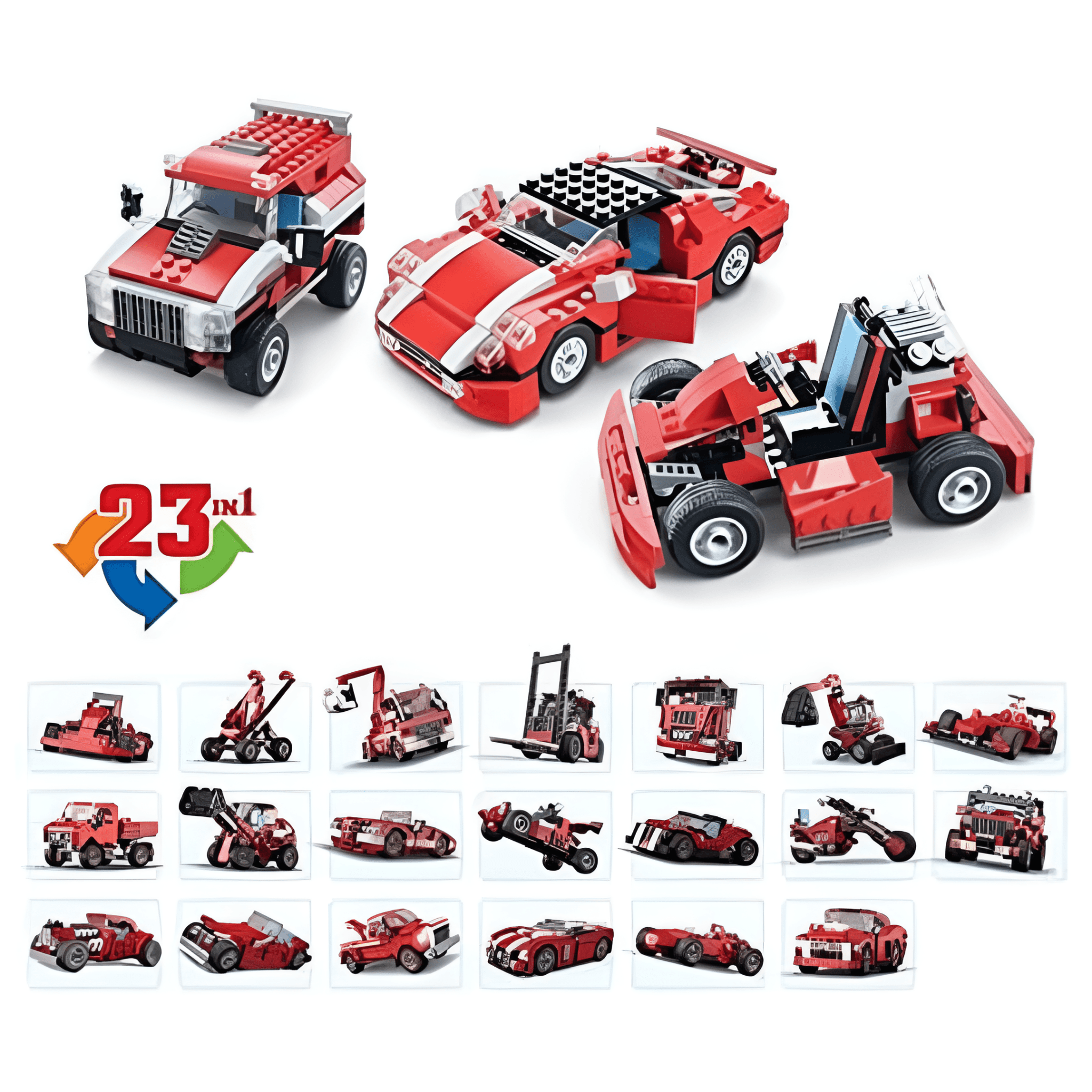 Architect Racing Sports Cars Building Blocks (278 Pcs) - KiddieWink - Gifts They'll Love