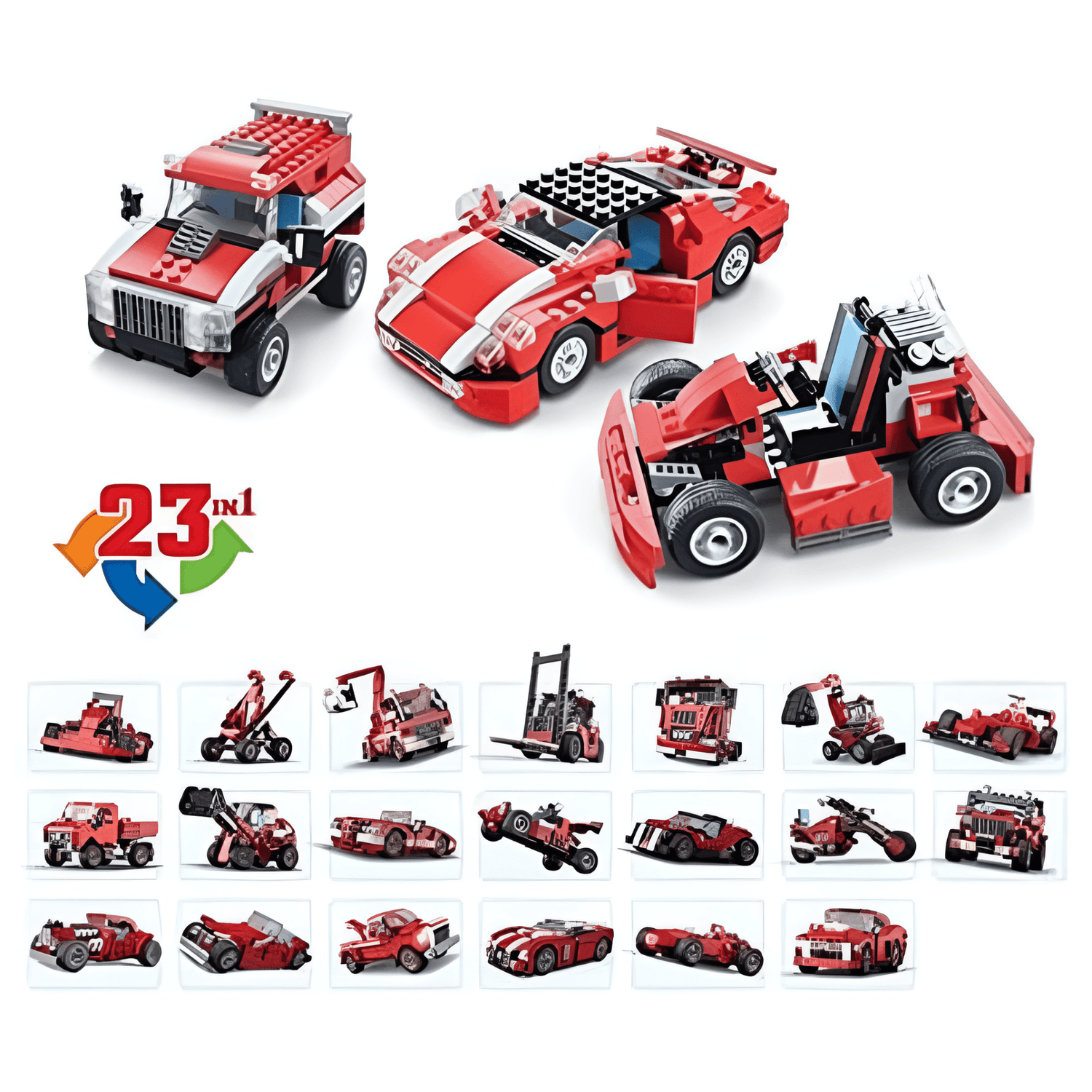 Architect Racing Sports Cars Building Blocks (278 Pcs) - KiddieWink - Gifts They'll Love