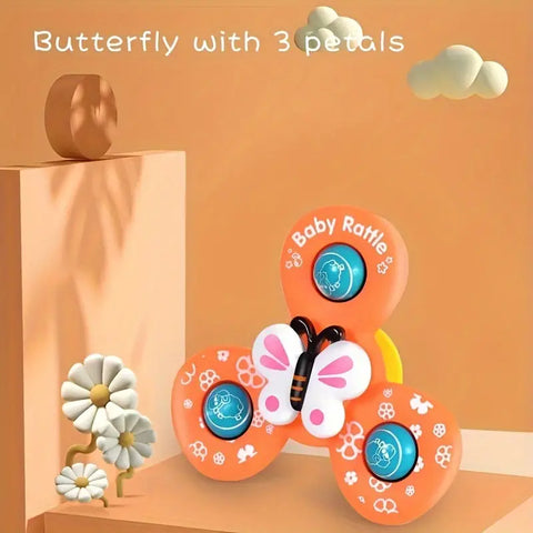 Sensory Baby Rattle Spinner Toy (Pack of 3)