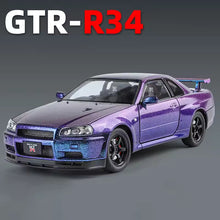 Diecast Model Nissan Skyline GTR R34 1/24