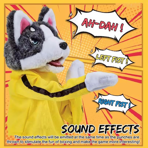 Funny Husky Boxing Hand Puppet - KiddieWink - Gifts They'll Love