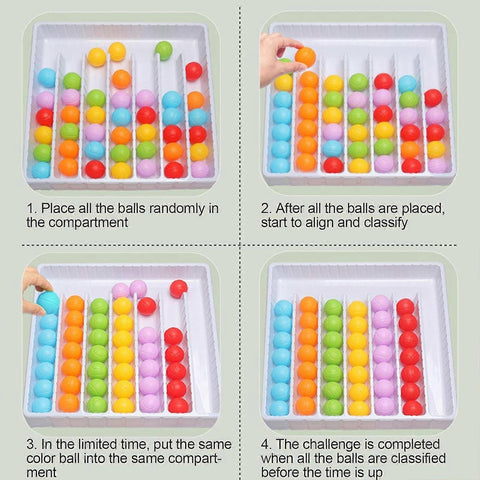 Color Ball Challenge Board Game For Kids