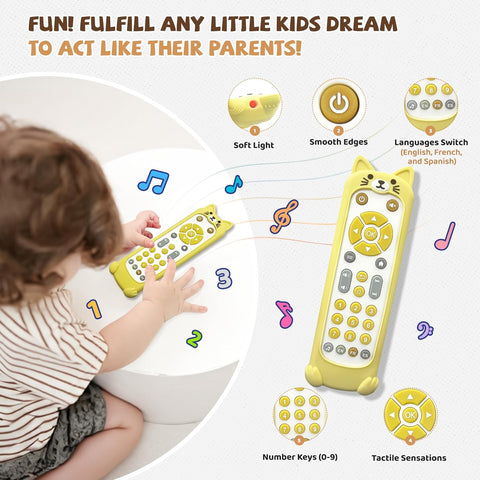 Remote Control Silicone Teething Toy