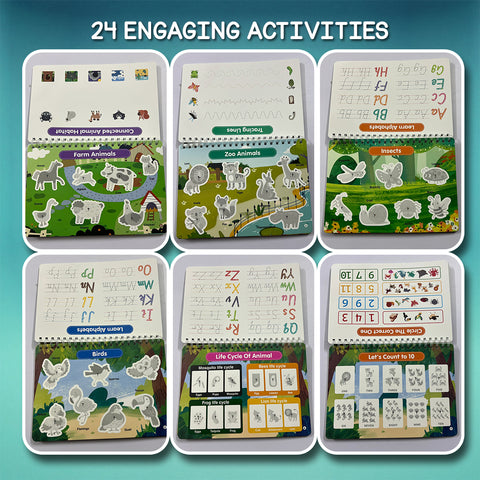 Interactive Dino & Animal Busy Book For Kids