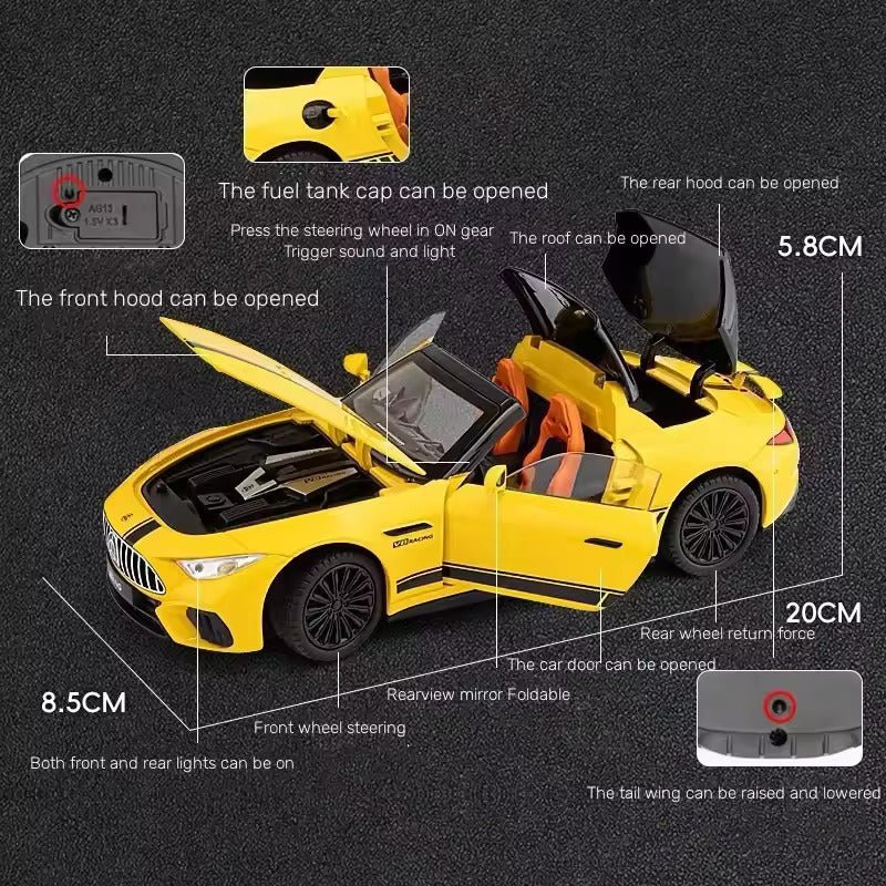 Diecast Model Mercedes Benz SL63 1/22 - KiddieWink - Gifts They'll Love
