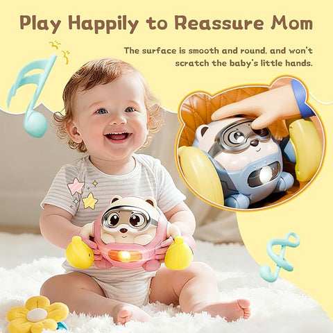 Musical Lights Cute Controlled Rolling Monkey
