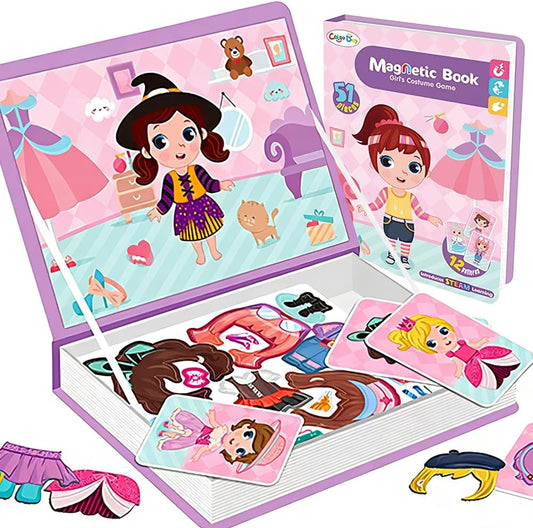 Steam Magnetic Girls Costume Puzzle Book