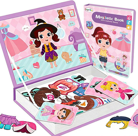 Steam Magnetic Girls Costume Puzzle Book