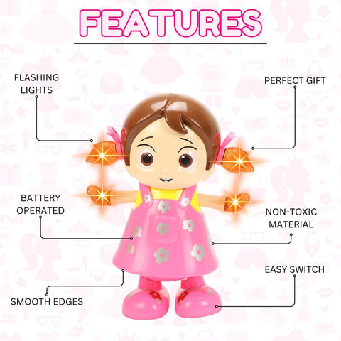 Dancing Cutie Glow Girl Toy For Toddles