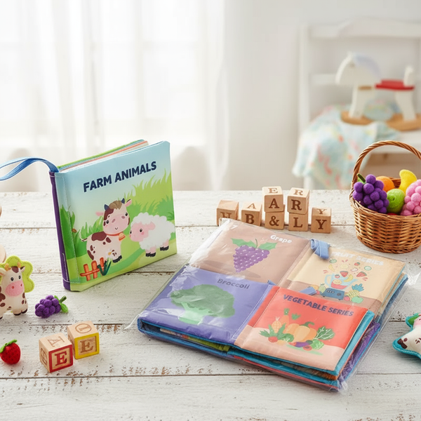 Baby Early Educational Cloth Book Toy Set