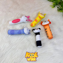 Cartoon Animal Hand Bell Baby Rattle Toys 5 Pcs