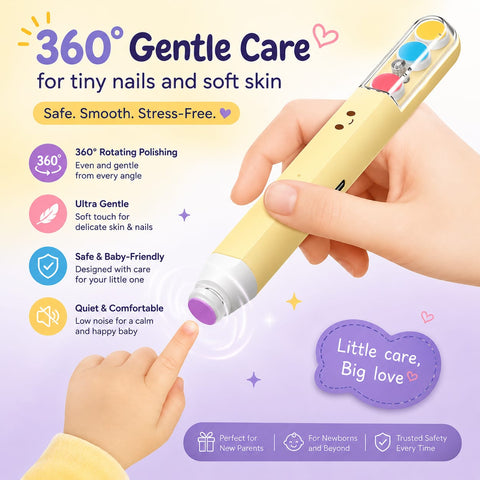 Cute Mini Care Baby Electric Nail Polish