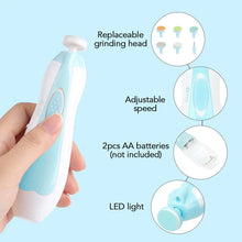 Baby Electric Noiseless Nail Trimmer Set