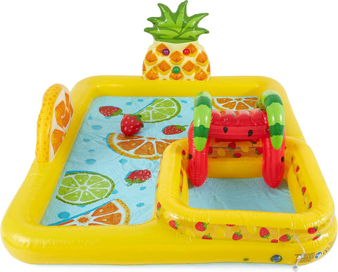 Tutti Frutti Kids' Adventure Inflatable Pool with Water Slide