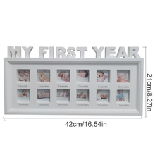 First Year Baby Picture Frame For Memories