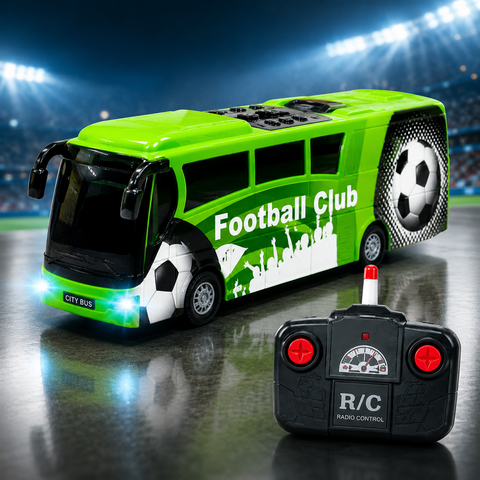 Football Club RC Bus with LED Lights