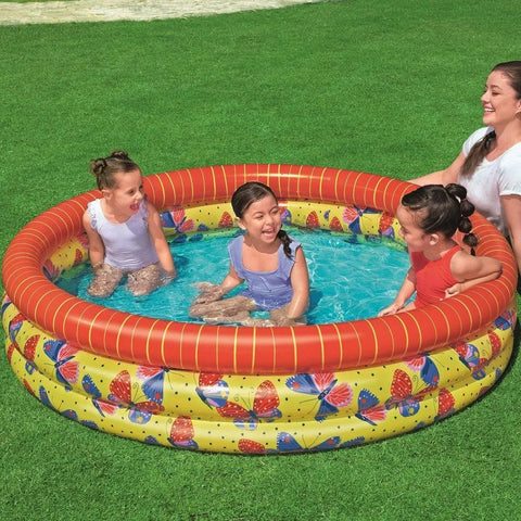 KiddieWink™ Inflatable Butterflies Theme Swimming Pool (1.68m x 39cm) For Kids - KiddieWink - Gifts They'll Love