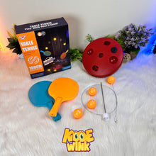 Sticky Stand Ping-Pong Tennis Training Set With Lights