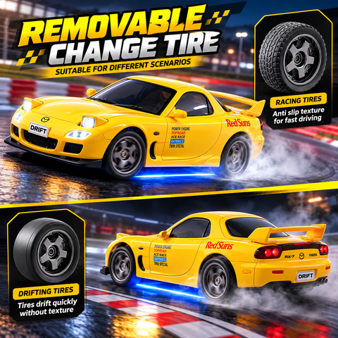 1:43 Mazda RX-7 RC Drift Car