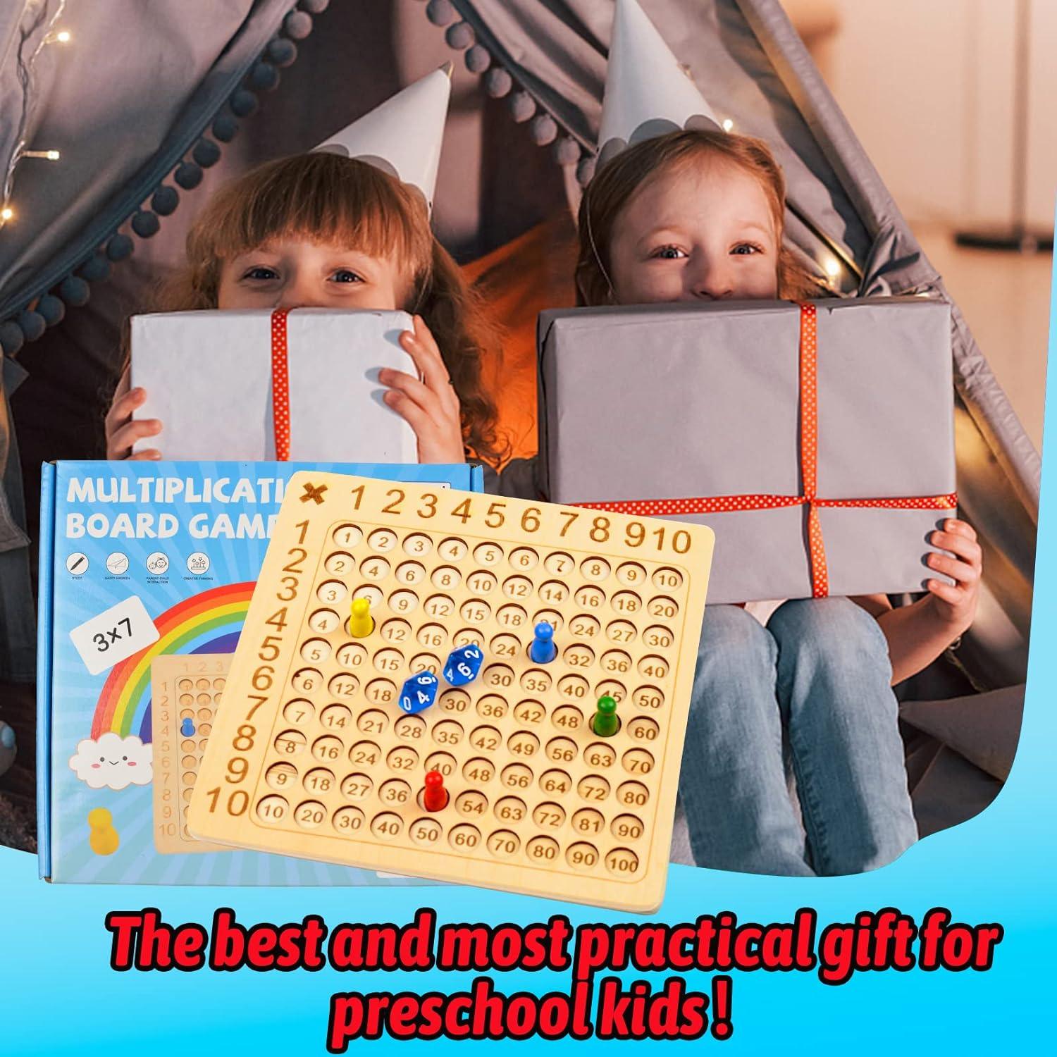 Multiplication Wooden Educational Board - KiddieWink - Gifts They'll Love