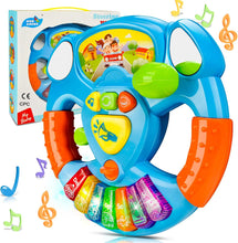 Lightning & Musical Steering Wheel For Kids - KiddieWink - Gifts They'll Love