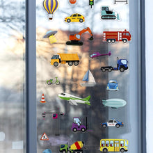 Fun Learning Reusable Sticker Book For Kids (Vehicles) - KiddieWink - Gifts They'll Love