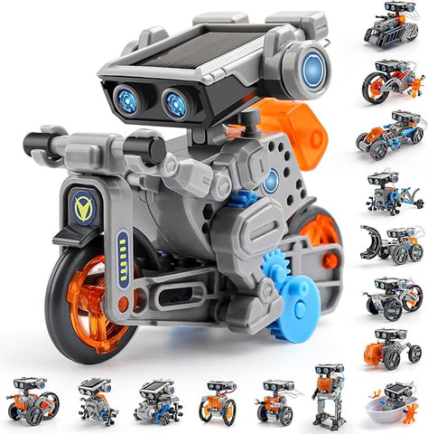 Kids 12-in-1 Engineering Robot Set