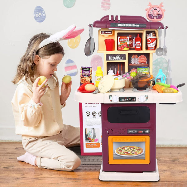 Kitchen Role Cooking Play Set (64 Pcs) - KiddieWink - Gifts They'll Love