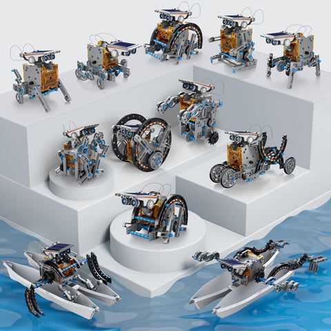 Kids 12-in-1 Engineering Robot Set