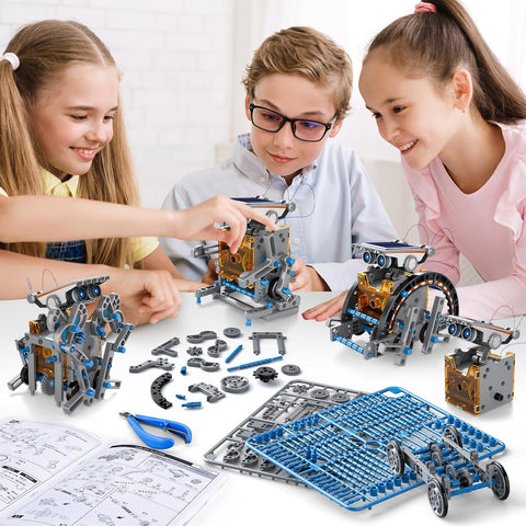 Kids 12-in-1 Engineering Robot Set