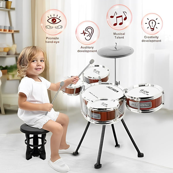 Dynamic Jazz Toddler Drums Set Toy