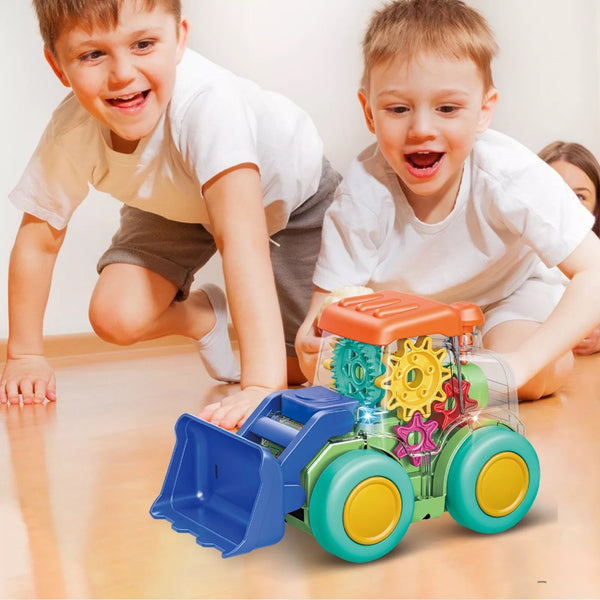 Gear Tractor Vehicle Toy With Lightning & Music