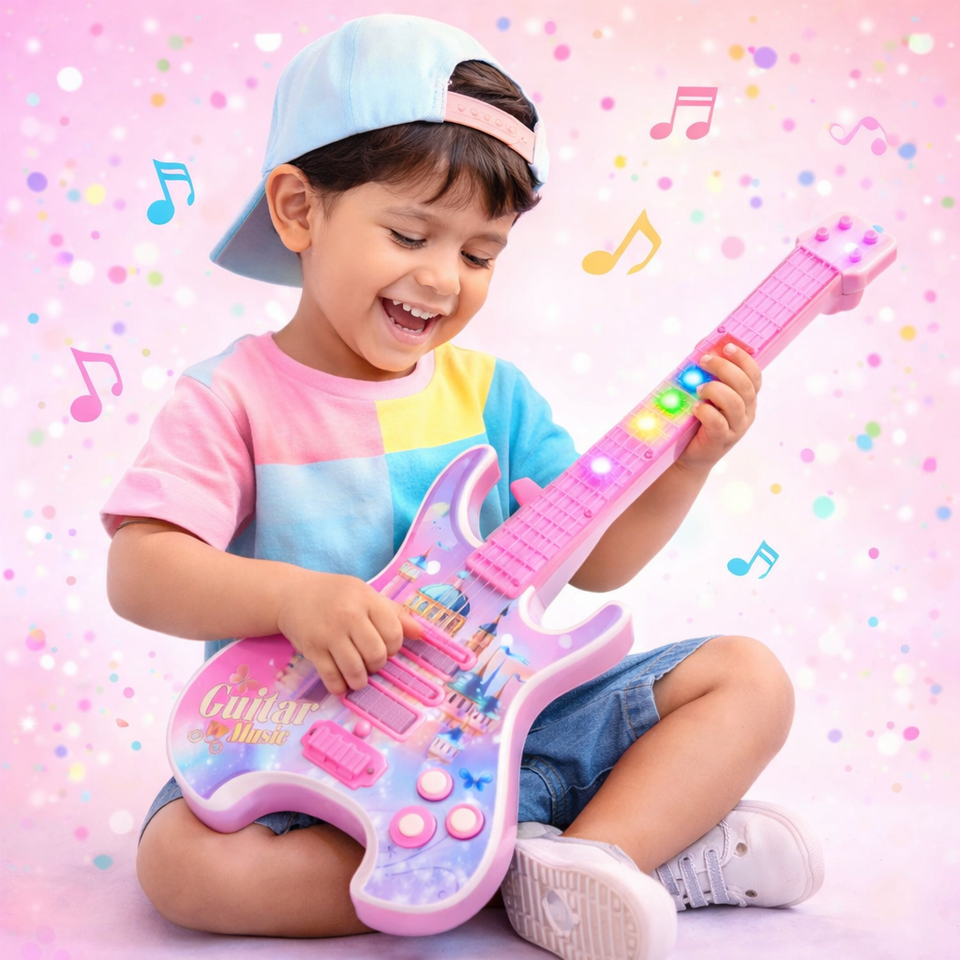 Rock & Roll Musical Guitar for Kids – image 3 – KiddieWink
