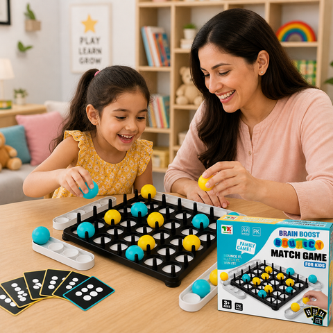 Brain Boost Bounce Match Game for Kids