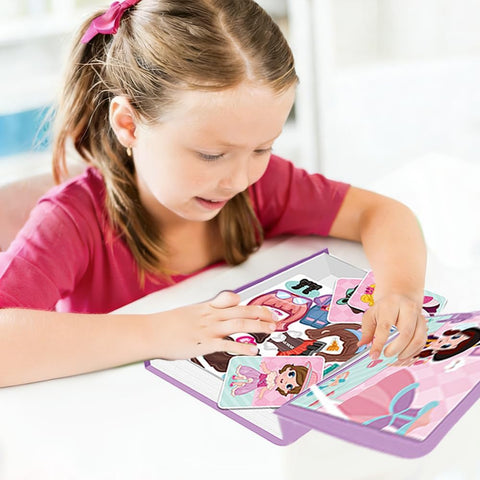 Steam Magnetic Girls Costume Puzzle Book