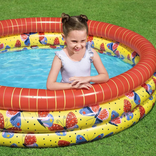 KiddieWink™ Inflatable Butterflies Theme Swimming Pool (1.68m x 39cm) For Kids - KiddieWink - Gifts They'll Love