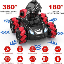 360° Rotating RC Spray Water Bomb Tank For Kids