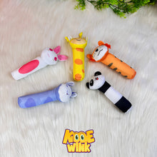 Cartoon Animal Hand Bell Baby Rattle Toys 5 Pcs