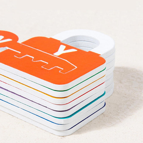 Montessori Letter & Number Key Matching Game