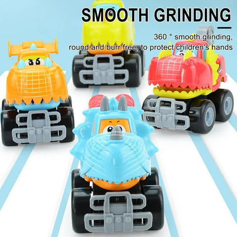 4 Dinasour-Themed Monster Trucks For Kids