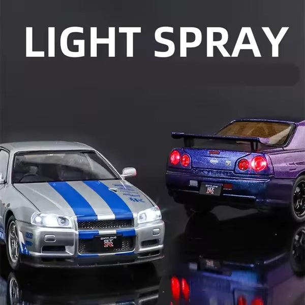 Diecast Model Nissan Skyline GTR R34 1/24