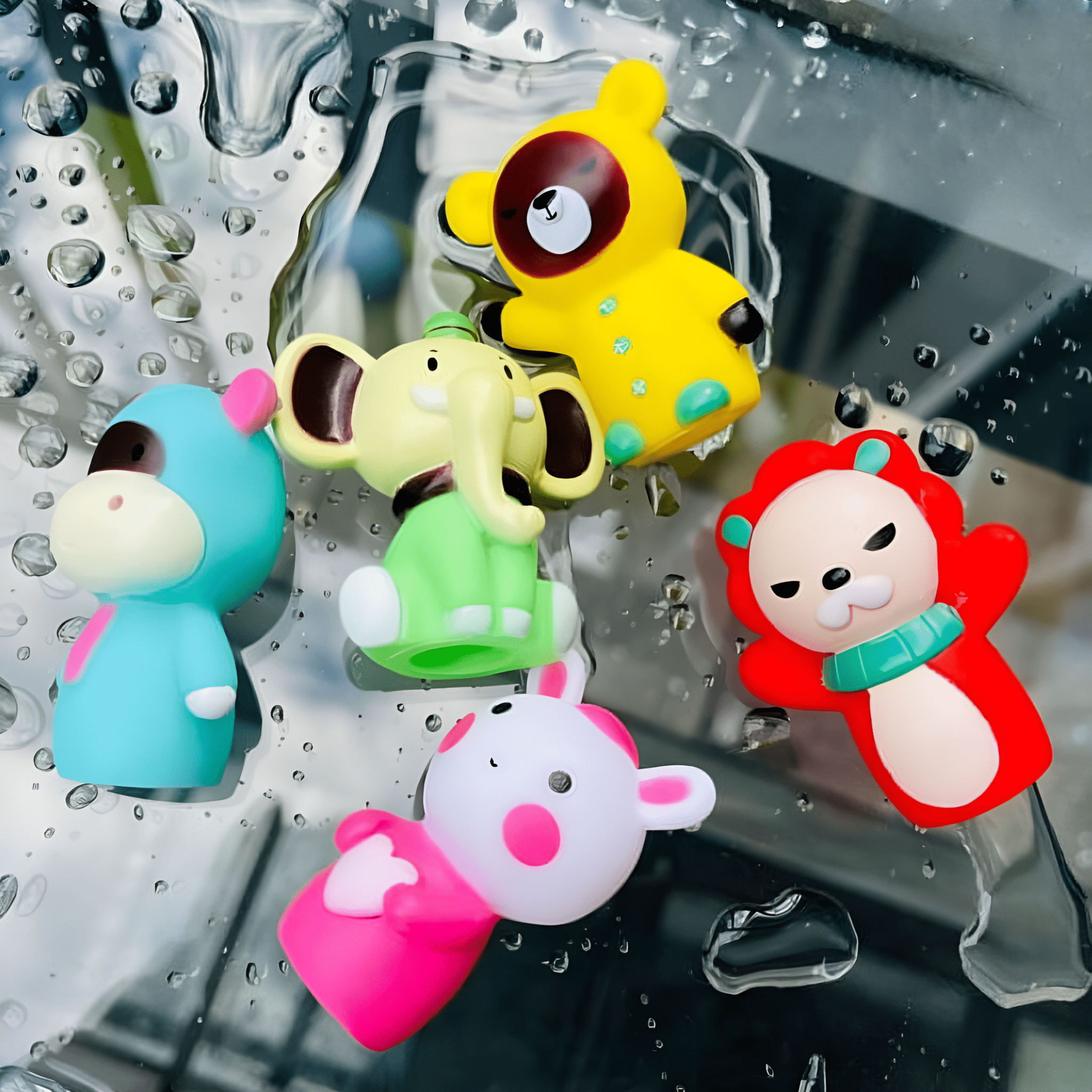 Cute Cartoon Animals Soft Finger Puppet 5 Pcs - KiddieWink - Gifts They'll Love