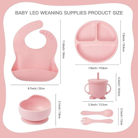 Multi-Piece Silicon Baby Dining Kit