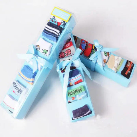 Toddler Soft Fabric Socks Pack Of 7 - KiddieWink - Gifts They'll Love