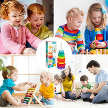 Rainbow Spin & Stack Rings – Fun Sensory Toy