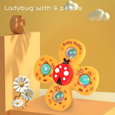 Sensory Baby Rattle Spinner Toy (Pack of 3)